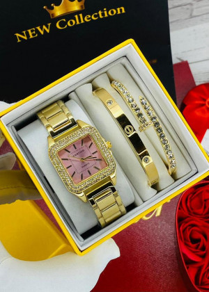 Подарочный набор часы, 2 браслета и коробка 20786409
