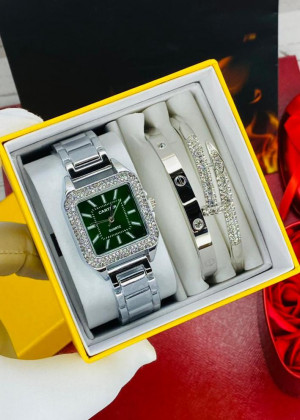 Подарочный набор часы, 2 браслета и коробка 20786410