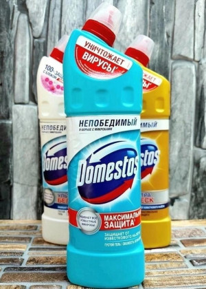 Чистящее средство для туалета и ванной, Domestos 1 л 20800322