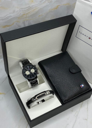Подарочный набор часы, браслет, кошелёк и коробка 20826018