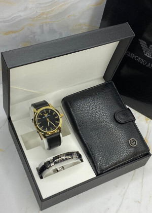 Подарочный набор часы, браслет, кошелёк и коробка 20826032