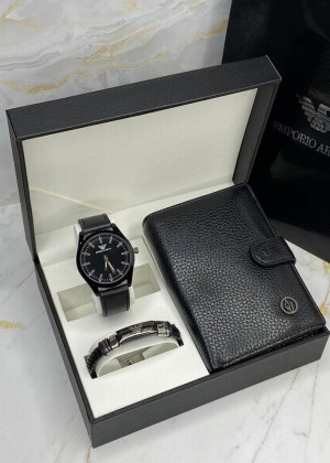 Подарочный набор часы, браслет, кошелёк и коробка 20826033