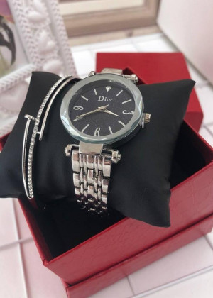 Подарочный набор для женщин часы, браслет + коробка #21177580