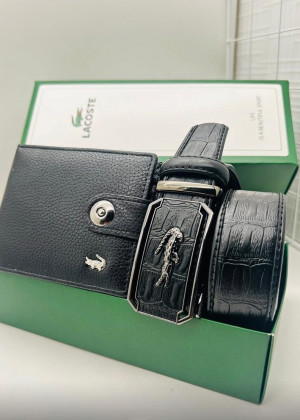 Подарочный набор для мужчины ремень, кошелек + коробка #21247477