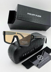 Набор мужские солнцезащитные очки, коробка, чехол + салфетки