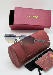 Набор женские солнцезащитные очки, коробка, чехол + салфетки