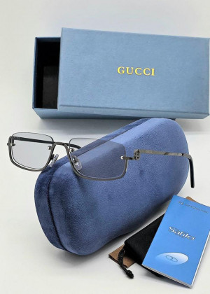 Набор женские солнцезащитные очки, коробка, чехол + салфетки 22931344