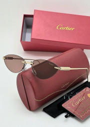 Набор женские солнцезащитные очки, коробка, чехол + салфетки