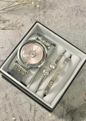 Подарочный набор для женщин часы, 2 браслета + коробка 23124100