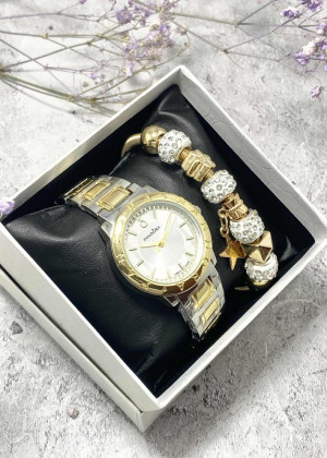 Подарочный набор для женщин часы и браслет+ коробка 23124230