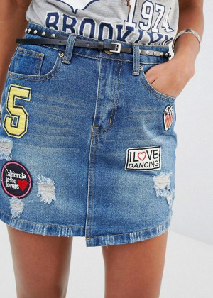 Джинсовая юбка #23146215