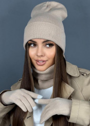 Шапка + шарф и перчатки