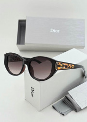 Набор женские солнцезащитные очки, коробка, чехол + салфетки