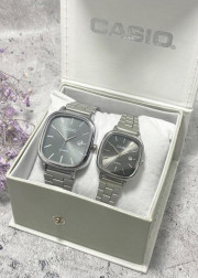 Подарочный набор часы для мужчин и для женщин + коробка