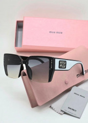 Набор женские солнцезащитные очки, коробка, чехол + салфетки