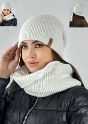 Шапка + шарф 2в1