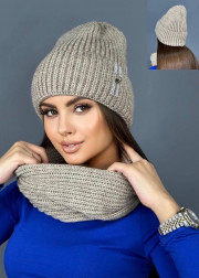 Шапка + шарф 2в1