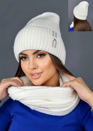Шапка + шарф 2в1 #23259904