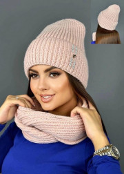 Шапка + шарф 2в1