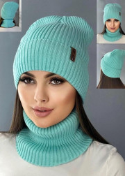 Шапка + шарф 2в1