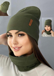 Шапка + шарф 2в1
