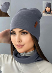 Шапка + шарф 2в1