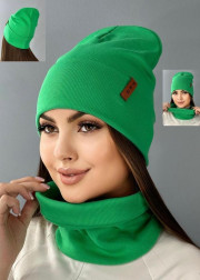 Шапка + шарф 2в1
