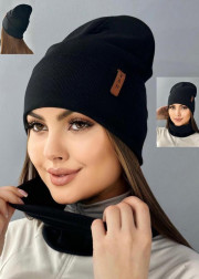 Шапка + шарф 2в1