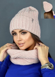 Шапка + шарф 2в1