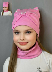 Шапка + шарф 2в1