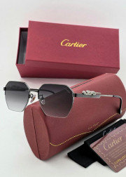 Набор женские солнцезащитные очки, коробка, чехол + салфетки