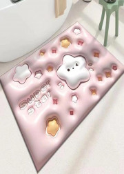 Противоскользящий коврик для ванной и туалета