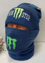 Шапка + шарф 2в1