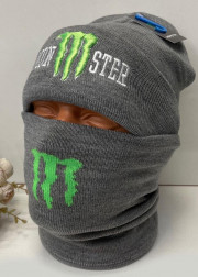 Шапка + шарф 2в1