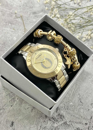 Подарочный набор для женщин часы и браслет+ коробка 23304510