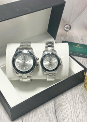 Подарочный набор часы для мужчин и для женщин + коробка