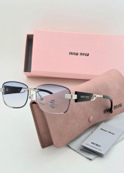 Набор женские солнцезащитные очки, коробка, чехол + салфетки