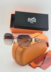 Набор женские солнцезащитные очки, коробка, чехол + салфетки