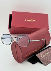 Набор женские солнцезащитные очки, коробка, чехол + салфетки