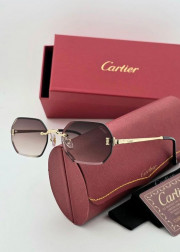 Набор женские солнцезащитные очки, коробка, чехол + салфетки