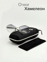 Набор женские солнцезащитные очки, коробка, чехол + салфетки