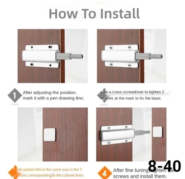 Защелка для шкафа с винтами 23124160